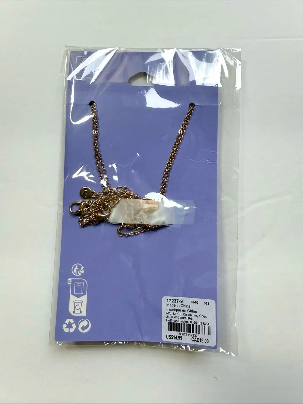 Claire's Pink & Teal Cherry Best Friends Necklace Set